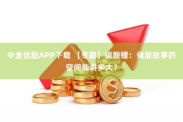 中金优配APP下载 【专题】碳酸锂：储能故事的空间能讲多大？