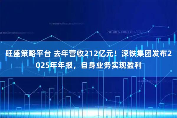 旺盛策略平台 去年营收212亿元！深铁集团发布2025年年报，自身业务实现盈利